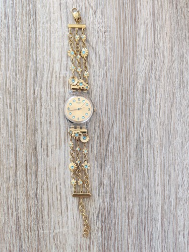 Montre swatch skin golden - swatch, "golden