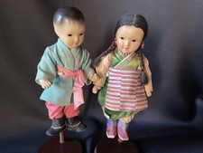 Couple De Poupées Asiatiques 