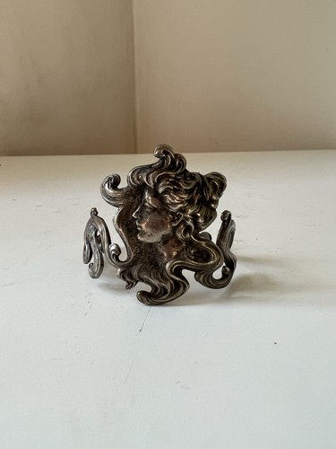Manchette bracelet art nouveau - bracelet,