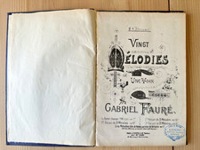 Gabriel Fauré * 2e Recueil /
