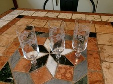 6 Flutes Champagne Luminarc modèle SARMENT,  decor raisins Vigne, Feuilles,