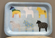 Petit Plateau en Plastique Ikea motif Licornes humoristiques