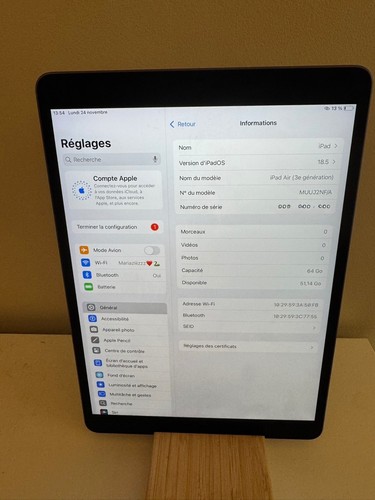 Apple ipad air 3ème - ipad,