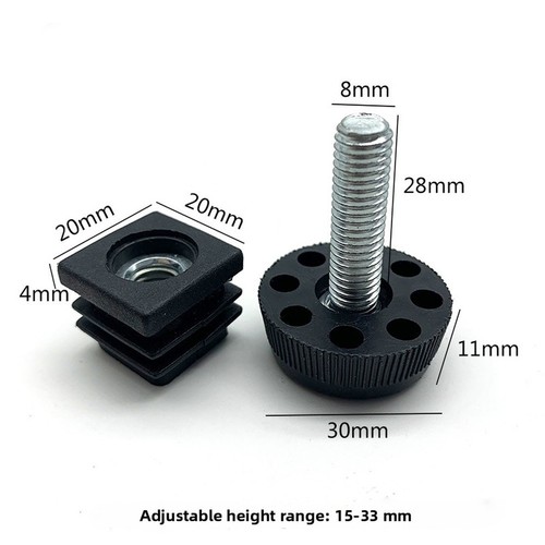 Pieds nivellement tube - pieds, de
