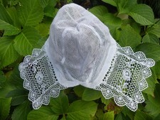 Coiffe Bretonne Finistère bon état longueur ruban 10cm bonnet amidonné début XX