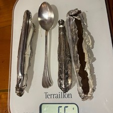 LOT  ARGENT A FONDRE  POINCON