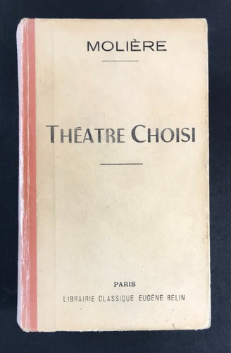 Livre molière théatre - livre, "théatre
