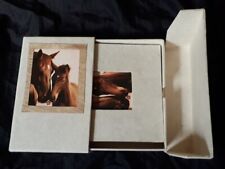 ALBUM PHOTO 21x16,5cm 30 Pages CHEVAL IMAGES PAPIER FAIT MAIN MARIO MORENO