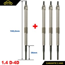 4 Bougie de Préchauffage pour