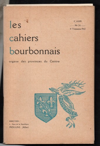Les cahiers bourbonnais - cahiers, du