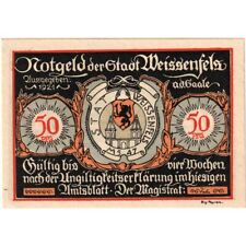 Allemagne, Weissenfels, 50 Pfennig, SPL