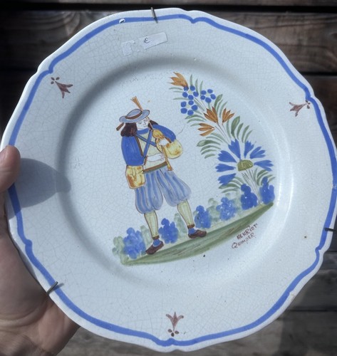 Henriot quimper assiette - hb,