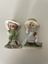 Statuette Couple Porcelaine 