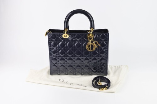 Sac lady dior large - lady, cannage