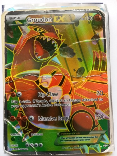 Carte pokemon groudon 180 - ex,