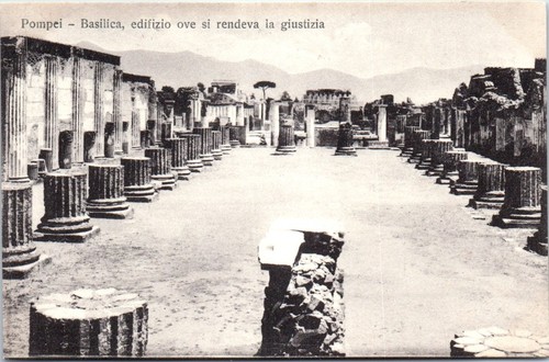 Italie pompei carte postale - pompei,