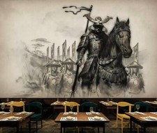 PAPIER PEINT  JAPON SAMOURAI