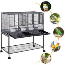 Cage Oiseaux Elevage Deux Espaces Individuels Exotique Canaris Cockatiels Metal