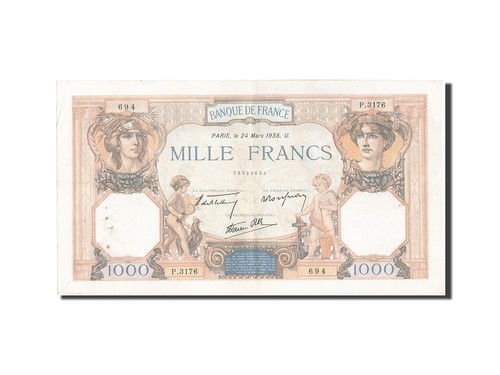 Billet france 1000 francs - billet,,