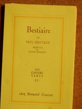Bestiaire  Paul Léautaud