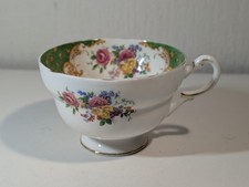 Ancienne tasse à thé Paragon Rockingham en porcelaine anglaise