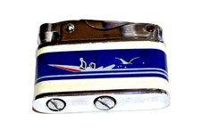 collector serie briquet sunflower sun flower lighter old annees 50/60 FONCTIONNE