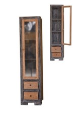 Vitrine en Bois De Teak Bi