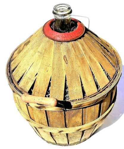 Dame jeanne verre habillée - verre,