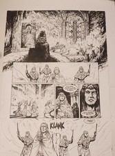 PLANCHE ORIGINALE bd durandal