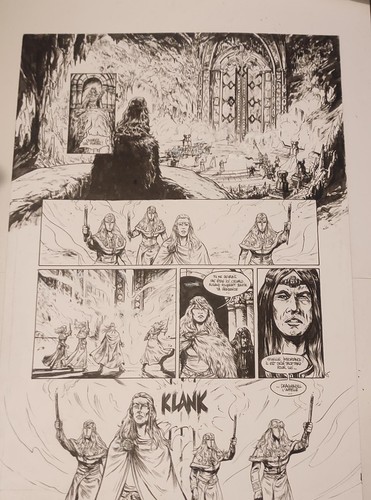 Planche originale durandal - planche, bd