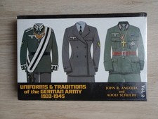 Très rare livre dédicacé et signé Angolia et Schlicht tome 2 uniformes allemands