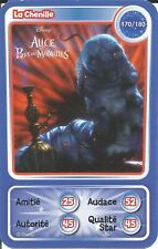 CARTE DE JEU AUCHAN PIXAR ALICE AU PAYS DES MERVEILLES LA CHENILLE N° 170  #CKDB