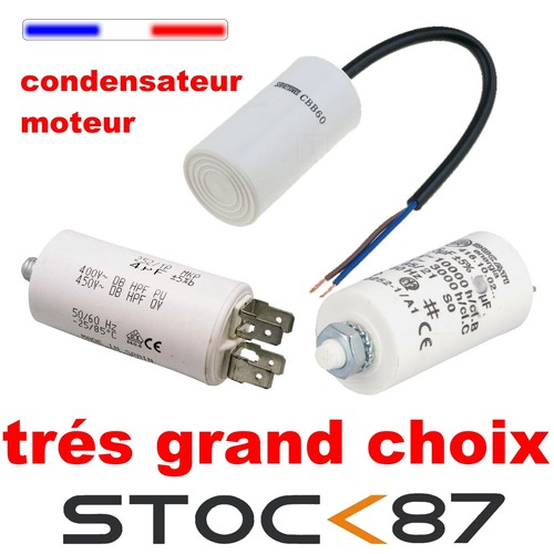 Condensateur moteur choix - condensateur, au