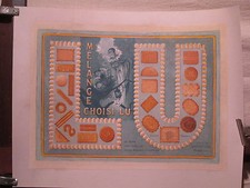 AFFICHE  LU  BISCUITS NANTES PIERROT 