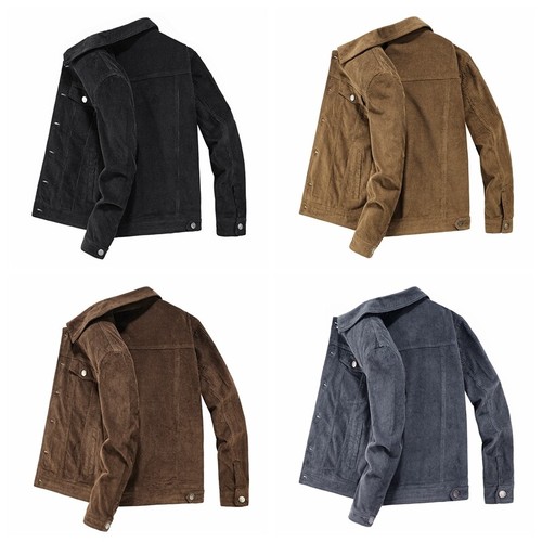 Hommes velours veste rétro - velours,