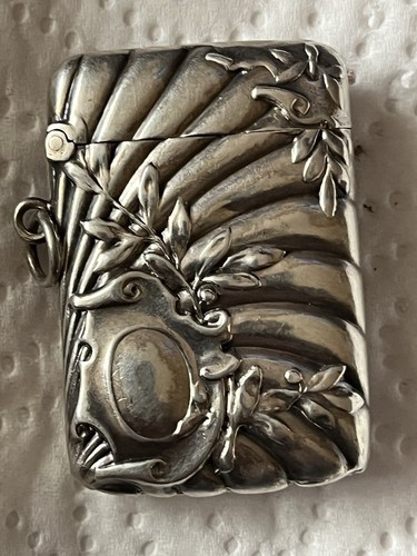 Pyrogène silver match box - silver,
