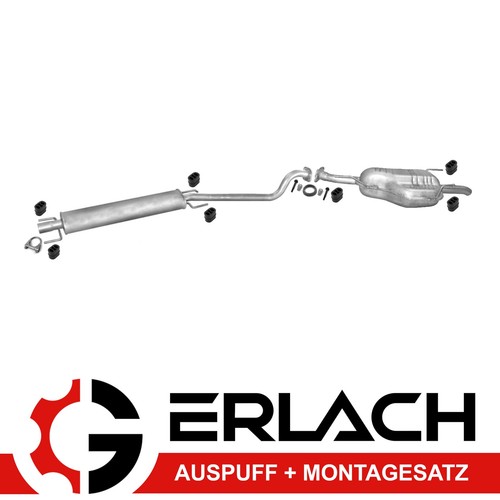 Pot échappement pour opel - pot, d'échappement
