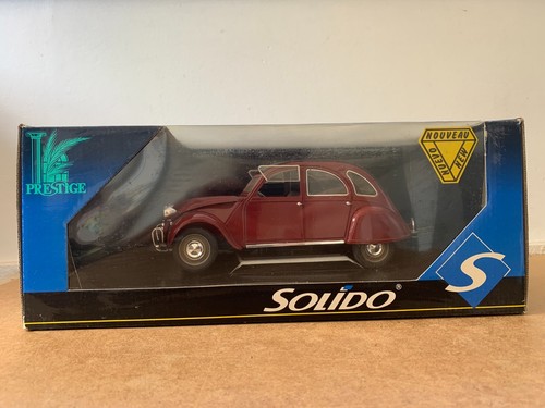 Solido citroen 2cv rouge 18 - citroen,