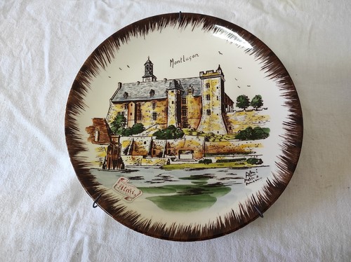 Ancienne assiette décorative - ancienne,