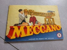 Manuel D'instructions 3 Notice Meccano Made In France Jouets Toys Anciens
