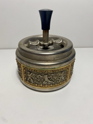Cendrier poussoir vintage - , en