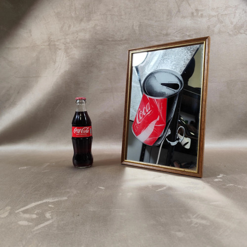 Miroir publicitaire coca cola - publicitaire,