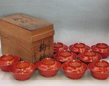 Ancien Japonais en Bois Soupe