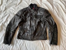 Dainese 'Stripes Evo' Leather  Jacket (Size 48 Italian)