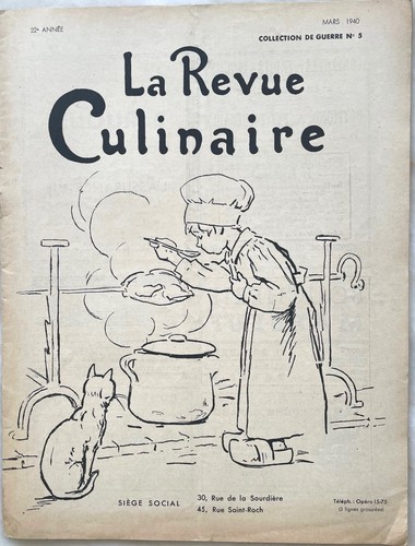 Revue culinaire 5 mars - la,