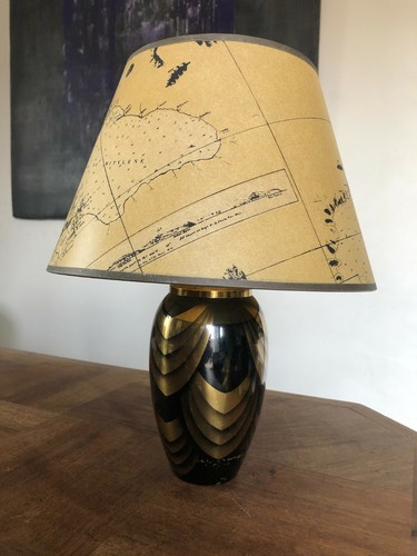 Jolie lampe métal - mÉtal, peint