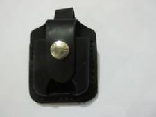 Sac En Cuir Zippo Noir Avec