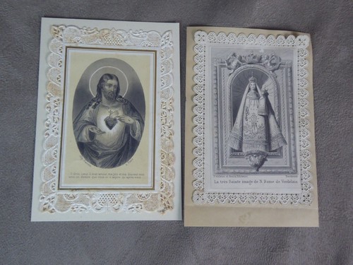 Deux images pieuses - deux,