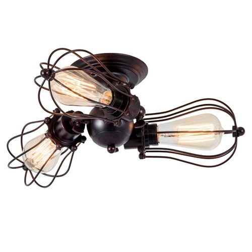 Vintage plafonnier industriel - plafonnier,