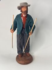 Handcrafted Provençal Santon Figurine 28cm - Traditional French Folk Art